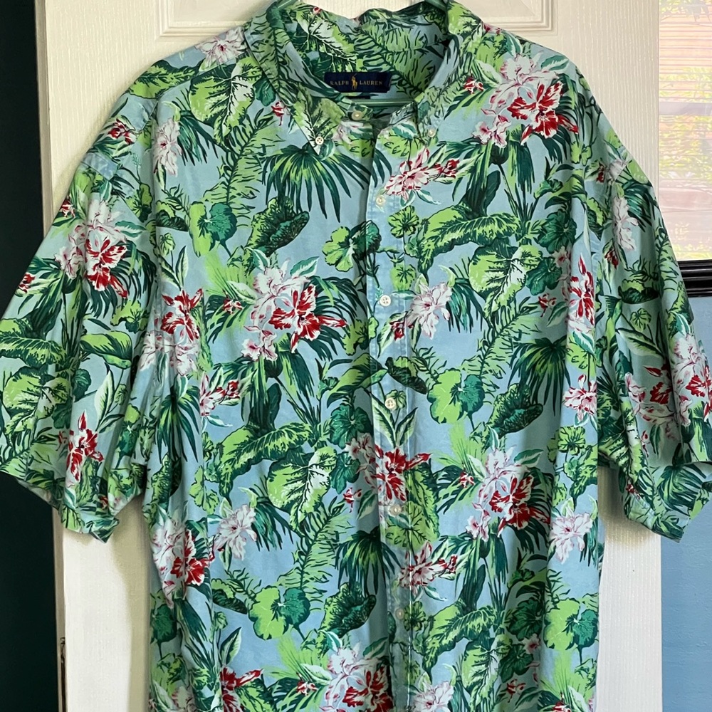 Polo by Ralph’s Lauren Floral button down short sleeved shirt